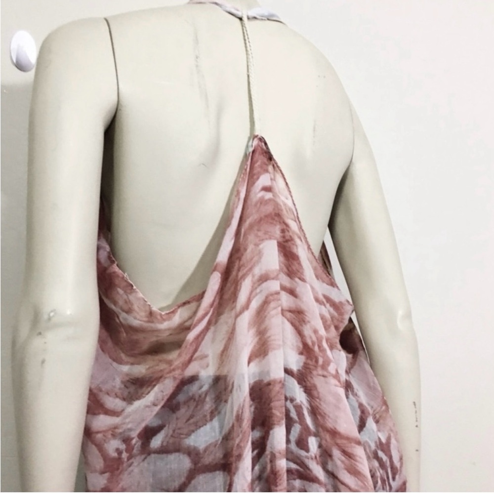 Multicolor Abstract Print Scarf coverup - Picture 2 of 8